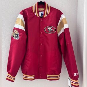 STARTER Red and Gold NFL San Francisco 49ers Jacket